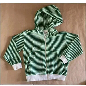 Molo Size 128 | 7-8 | Green Terry
Stripe Hoodie